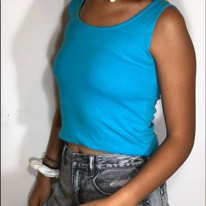 Women’s Comfy Bright blue tank top
